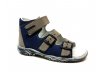 Kotníčkové sandálky zn. Boots4u. (modrá-šedá)